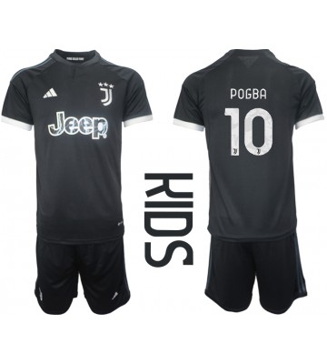 Maillot de foot Juventus Paul Pogba #10 Troisième enfant 2023-24 Manches Courte (+ pantalon court)